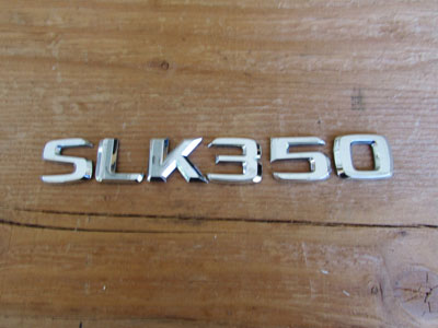 Mercedes R171 SLK350 Lettering Letters Emblem Decal Badge Numbers